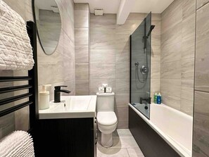 Hair dryer, towels