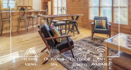 Hidden Gem a Spacious 4-Bedroom Cabin for Groups
