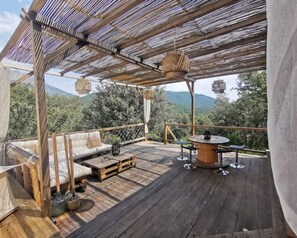 Outdoor dining - Séjour Nature Zen, Calme, vue Panoramique (Castirla)