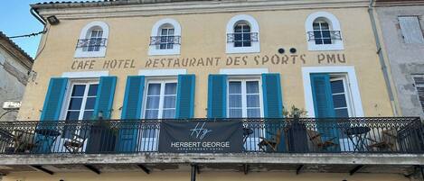 Fassade der Unterkunft