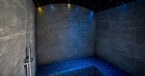 Sauna, bañera de hidromasaje, baño turco, masajes de tejido profundo 