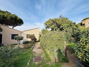 Property grounds - Ground Floor Apartment, 3 Rooms, 2 Terraces, 100m from Beach, A/C, Parking, WiFi Optional (Lumio)