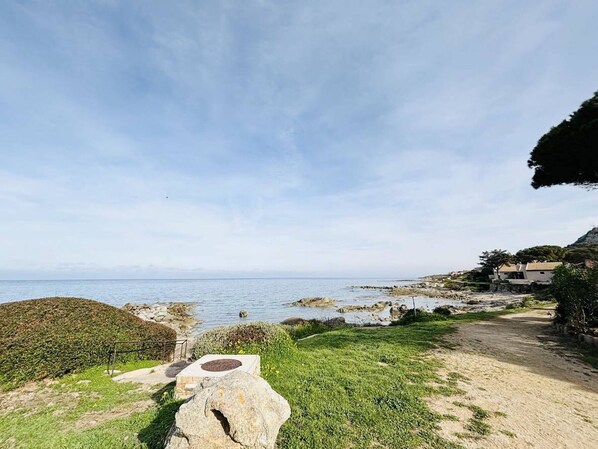 Property grounds - Ground Floor Apartment, 3 Rooms, 2 Terraces, 100m from Beach, A/C, Parking, WiFi Optional (Lumio)