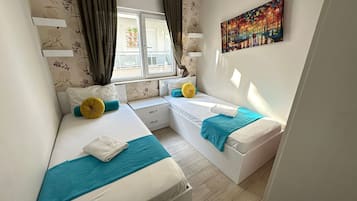 Family Apartment | 2 bedrooms, desk, laptop workspace, iron/ironing board