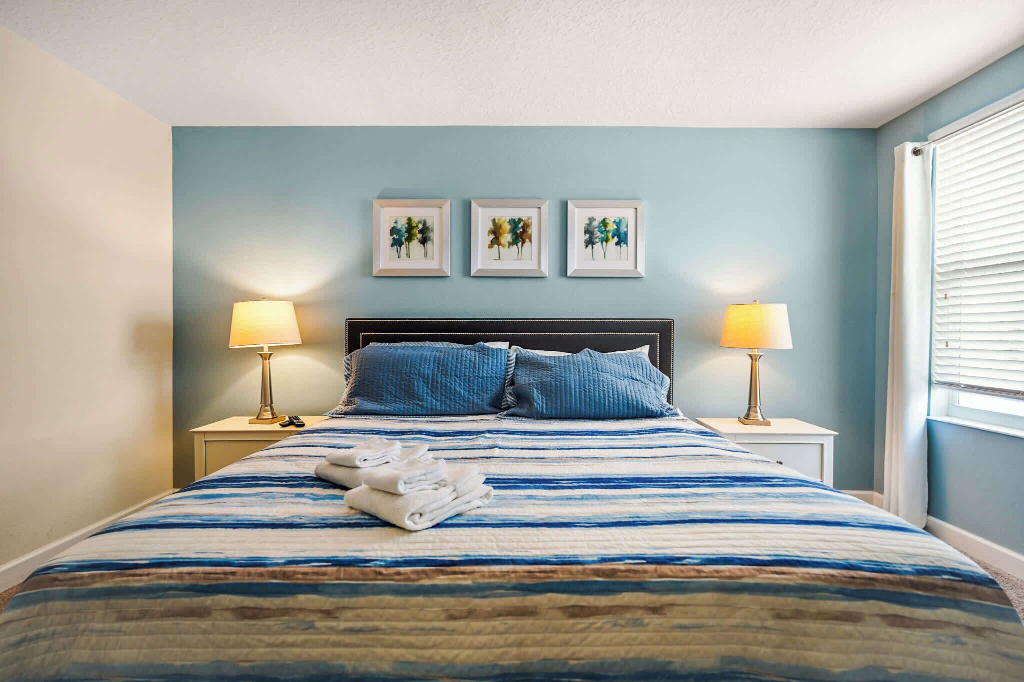 6 habitaciones, tabla de planchar con plancha, cuna de viaje y wifi 