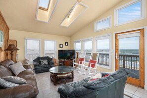 TV - OCS1 - Ocean-Front Rental Home with Gorgeous, Panoramic, Water-Front Views (Nags Head)