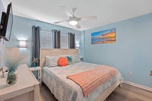 2 dormitorios, tabla de planchar con plancha, wifi y ropa de cama
