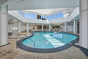 Indoor pool - Beachfront|Gulf Views|Fort Morgan|Pool|Sleeps 7! (Gulf Shores)