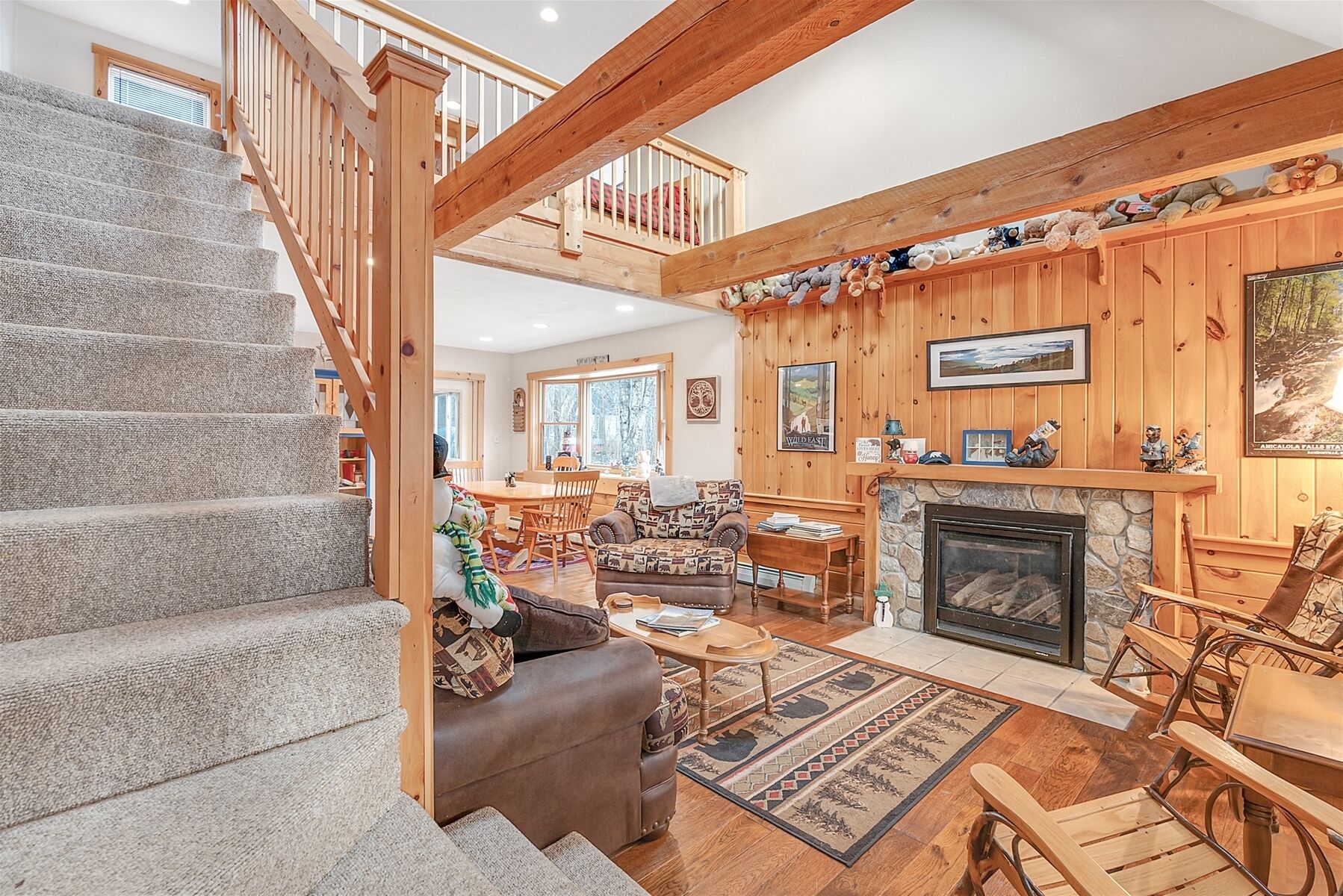 TV, fireplace, DVD player