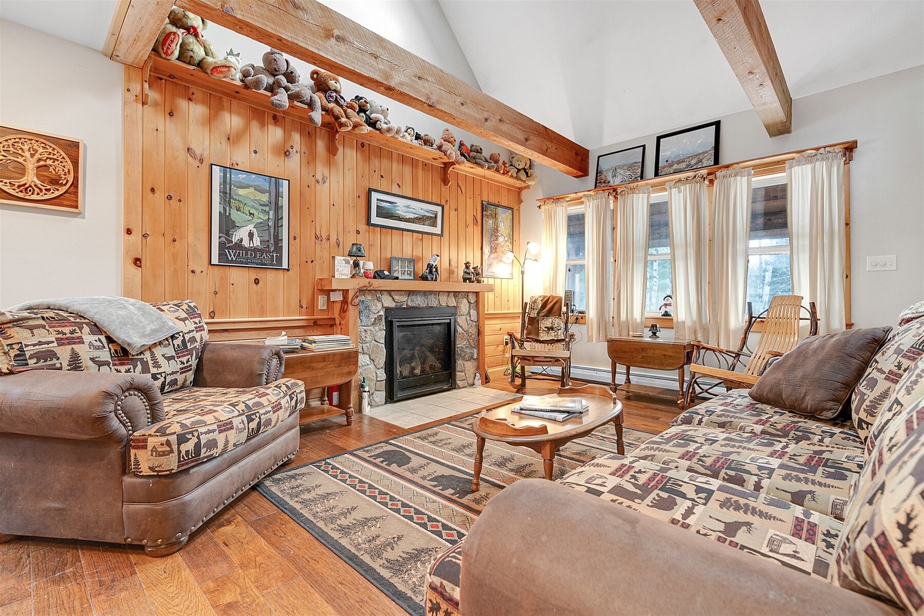 TV, fireplace, DVD player