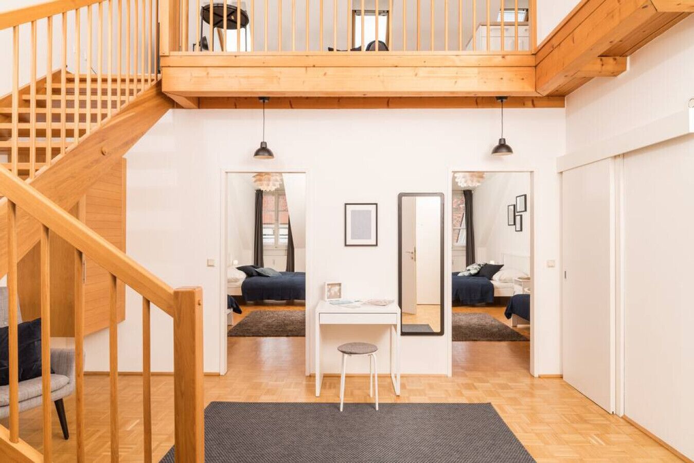 2 habitaciones, tabla de planchar con plancha y wifi 