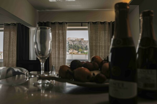 Executive Suite, 1 King Bed, Non Smoking (506) | View from room - Elite Ermou Suites (Athens)
