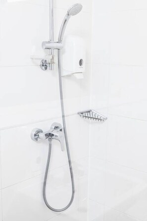 Hair dryer, towels