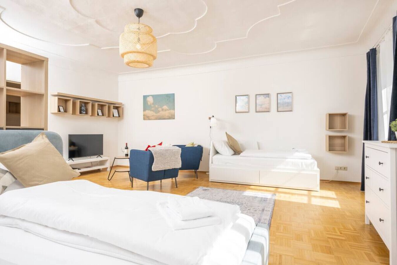 2 quartos, escrivaninha, Wi-Fi