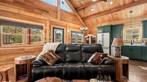 Smart TV, fireplace, books - Ecusta Trailhead Cabin (Hendersonville)