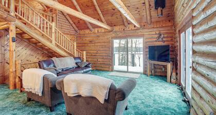 Rhinelander Waterfront Cabin w/ Deck & Fire Pit!