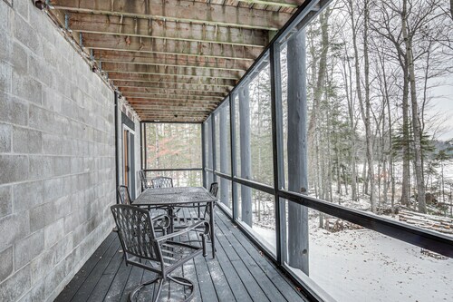 Rhinelander Waterfront Cabin w/ Deck & Fire Pit!