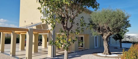 Fassade der Unterkunft