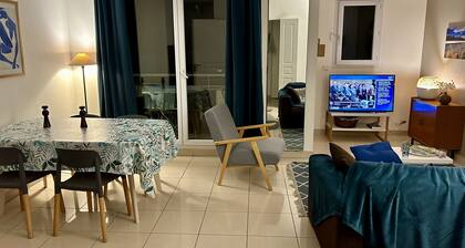 Beau 2 piĂšces avec parking, balcon, climatisation, Promenade des Anglais Ă  90m.