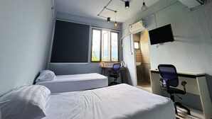 Familie-studiosuite, delt bad