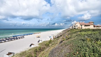 Beach nearby, white sand