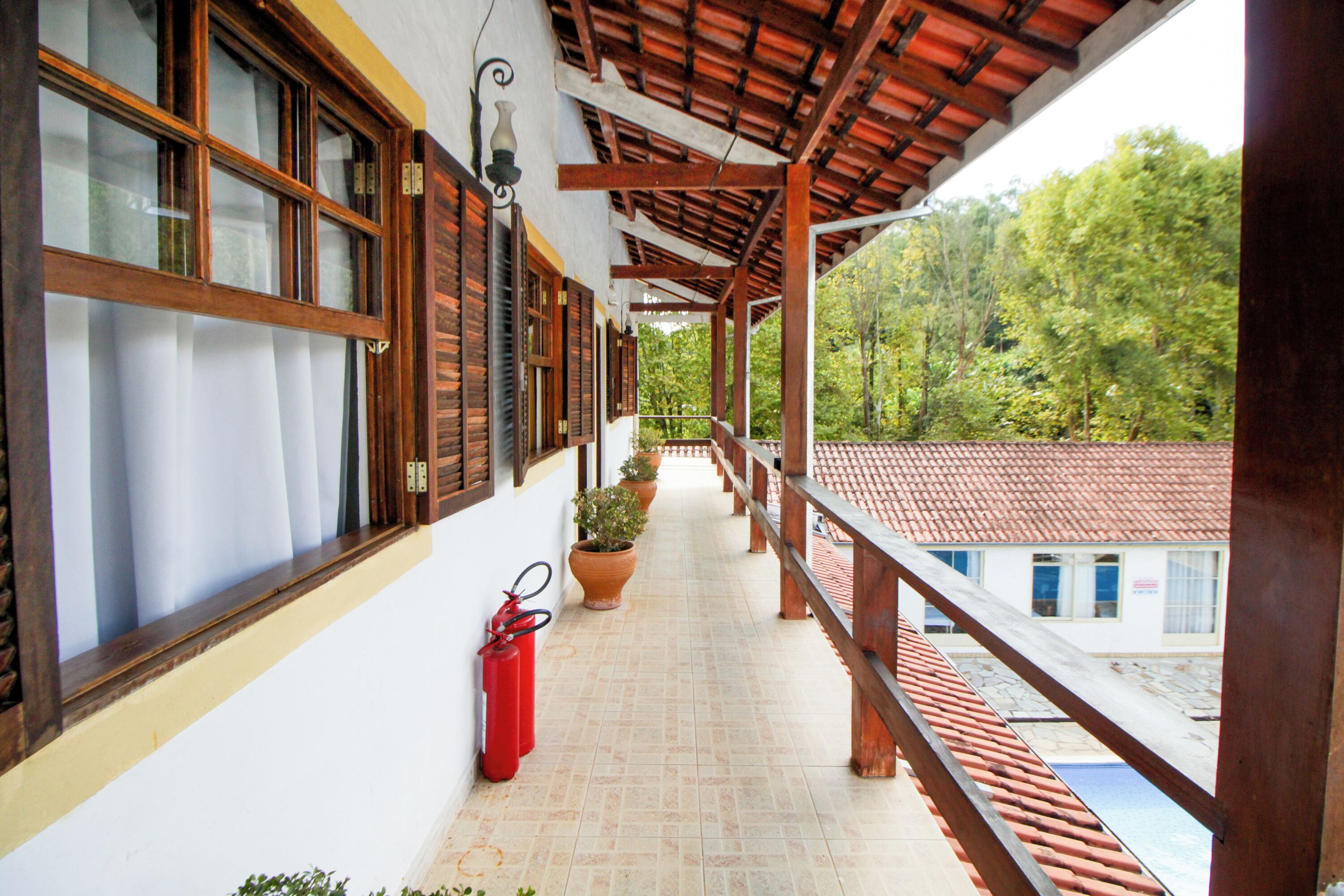 Vue depuis le balcon