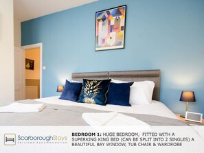 5 bedrooms, desk, iron/ironing board, WiFi - Scarborough Stays  5 Bed - 3 min from beach (North Yorkshire)