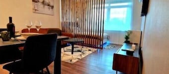 Designer-furnished Studio Apartment for a single person or a couple.