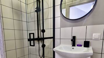 Hair dryer, towels