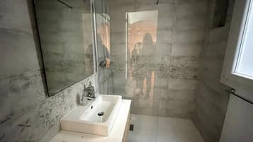 Shower, hair dryer