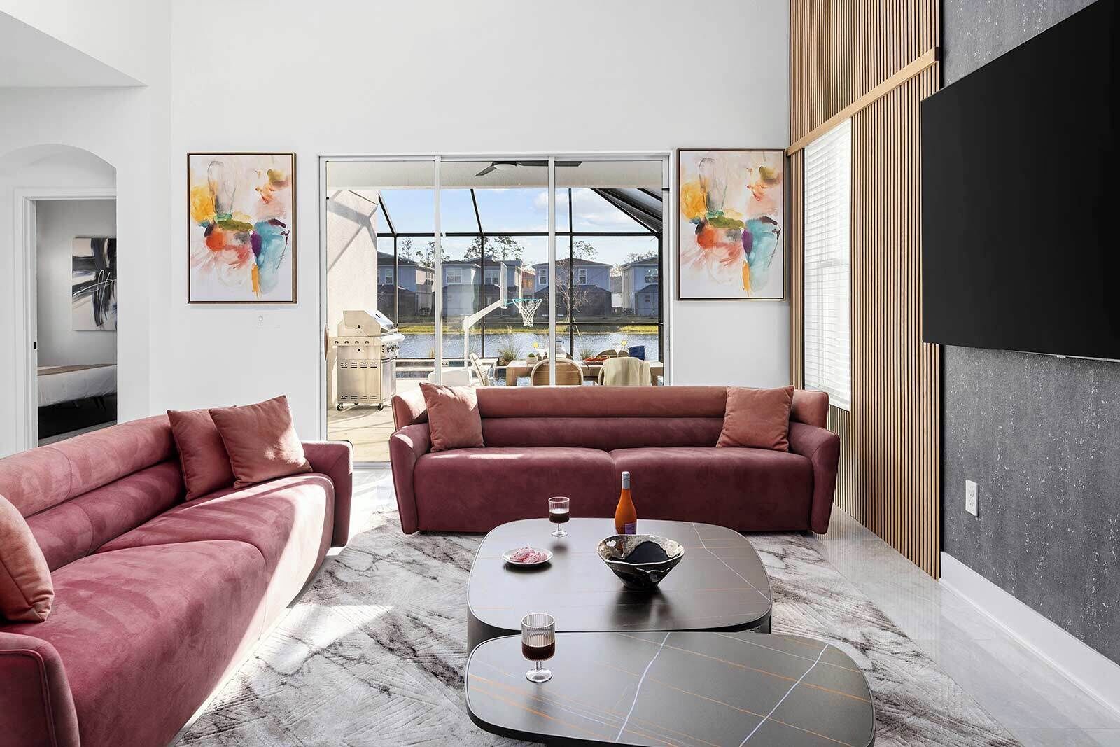 Smart TV, video games, stereo