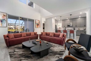 Smart TV, stereo - The Whimsical | Fantasy I-Drive home w ocean themed BR, pool - next to Universal (Orlando)