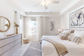 5 habitaciones, internet y ropa de cama