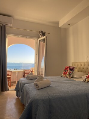 1 bedroom, free WiFi, bed sheets - Panorama Notos (Corfu)