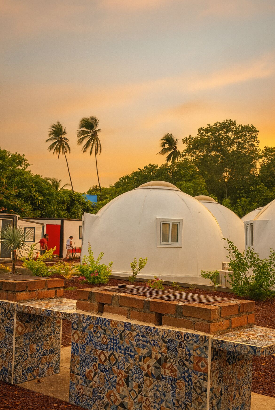 Enceinte de l’hébergement