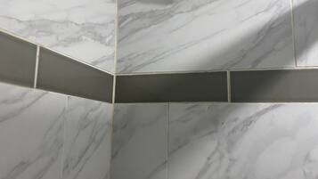 Towels, soap, shampoo, toilet paper