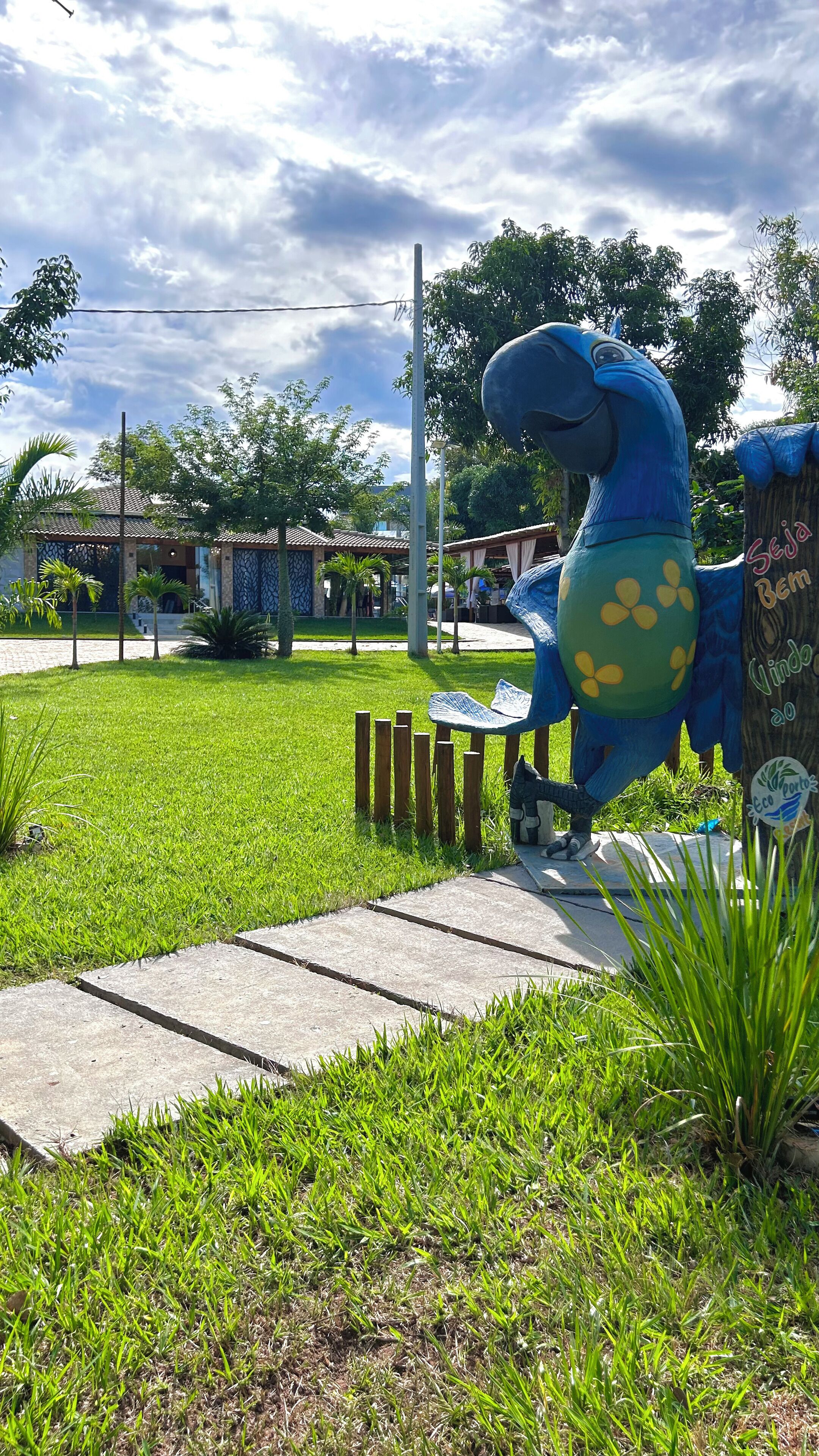 Entrée de l’hébergement