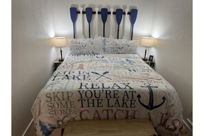 1 bedroom, iron/ironing board, travel crib, free WiFi