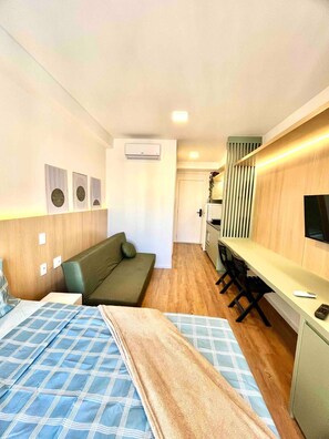 1 chambre, fer et planche à repasser, Wi-Fi, literie fournie
