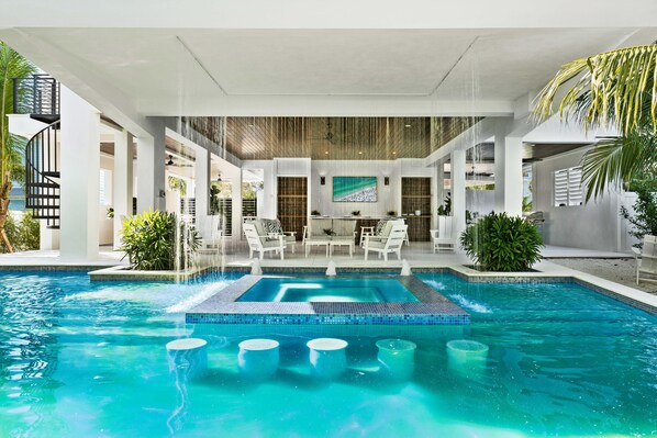 럭셔리 하우스, 침대(여러 개), 바다 전망 (A Las Palmas) | 수영장 | 야외 수영장