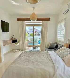 2 soveværelser, skrivebord, strygejern/strygebræt, gratis Wi-Fi