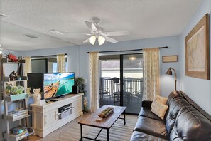 TV - 303 Shipwatch Condo, Boardwalk to Beach and Community Pool (St Simons Island)
