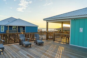 Terrace/patio - New Gulf View Construction with Private Heated Pool - Hello Sunshine (Dauphin Island)