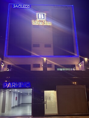 Fassade der Unterkunft