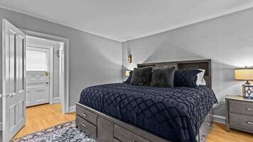 4 bedrooms, iron/ironing board, travel crib, WiFi