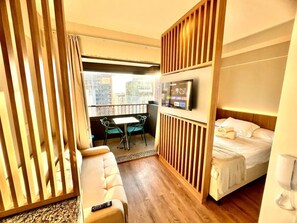 1 sovrum och strykjärn/strykbräda