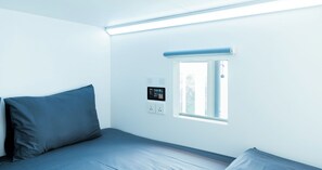 Verduisterende gordijnen, geluiddichte muren, gratis wifi, beddengoed