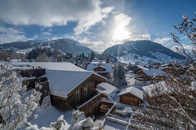 Gstaad Switzerland Skiing From Exclusive Rougemont Chalet Apartment