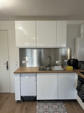 Private kitchen - Cosy Appt Proche Paris Stade de France Bourget (Le Blanc-Mesnil)