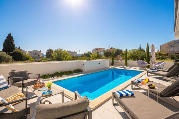 Una piscina climatizada